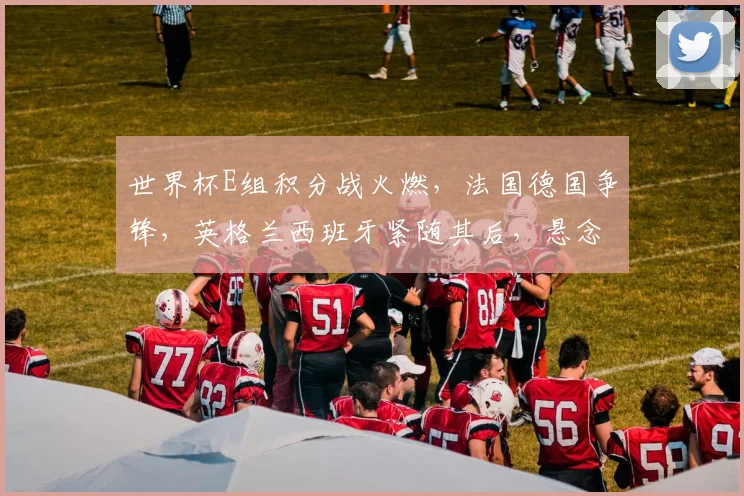 世界杯E组积分战火燃，法国德国争锋，英格兰西班牙紧随其后，悬念迭起