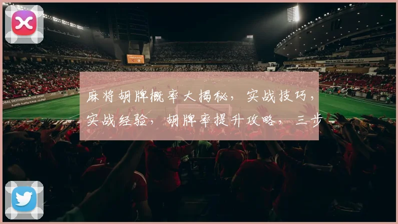 麻将胡牌概率大揭秘，实战技巧，实战经验，胡牌率提升攻略，三步到位